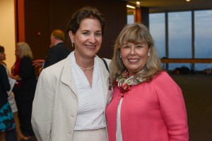 LTF board member and event host Terri Mascherin with ISBA President Paula H. Holderman