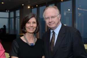 LTF Executive Director Ruth Ann Schmitt with Thomas L. Kilbride, Chief Justice of the Illinois Supreme Court
